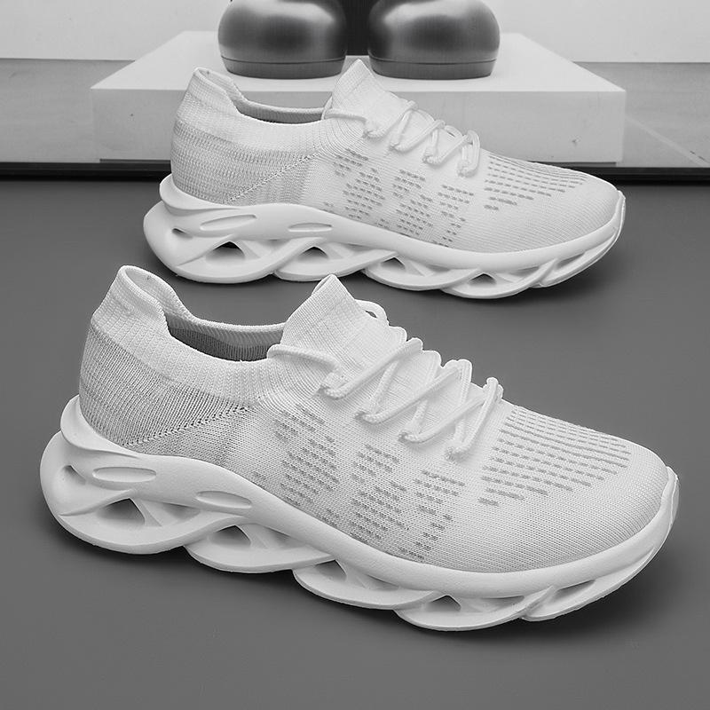 Men's shoes sports twist sole light casual breathable shoes fashion mesh shoes light super soft running