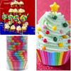 Rainbow Color Colorful Cupcake Liners Greaseproof Nonstick Cake Molds  Cake Baking