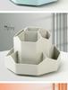 Nine-Grid Rotating Pen Holder, Upgraded Large Capacity, High-End Desktop Organizer, Multifunctional Luxury Storage Box