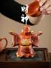 God of Wealth Purple Sand Tea Pet Decoration Boutique Can Raise Zhaofai High-end Tea Table Decoration Tea Table Zen Decoration