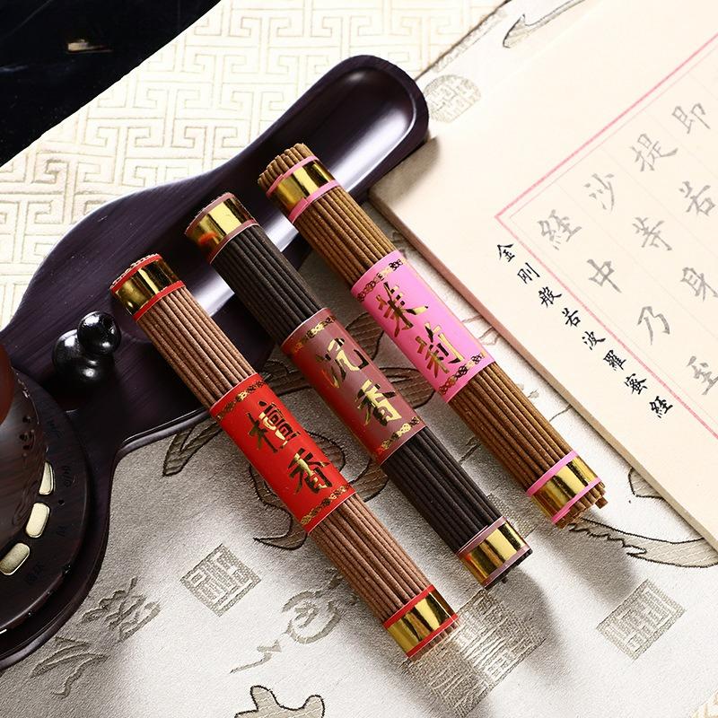 Natural Incense Sticks Handmade Inciensos Sandalwood Incense Bundle for Buddhist Home Fragrance Purification Spirituelle