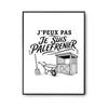 Poster I Can't I'm a Groom I Can't Minimalist | Photo Paper Poster 310 G Pearlescent Finish Size A4