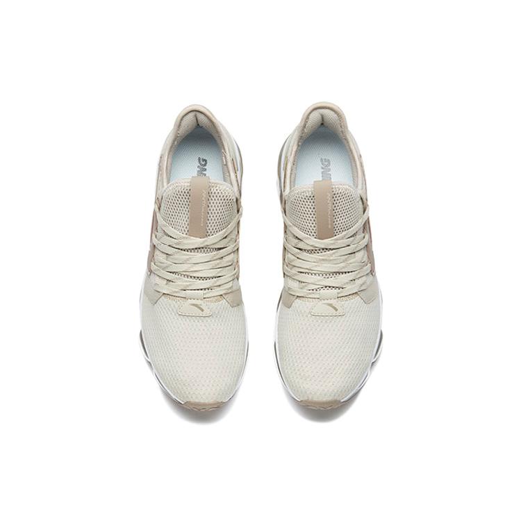 Anta SEEED Cushioning Slip Resistant Low Top Running Shoes Men's Light Brown 91935503-4
