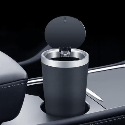Car Trash Can Armrest Box Storage Bucket Bottle Automotive Garbage Bin