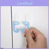 Adhesive Hooks Plastic Wall Mounted No Drill Installation Modern Decor Home