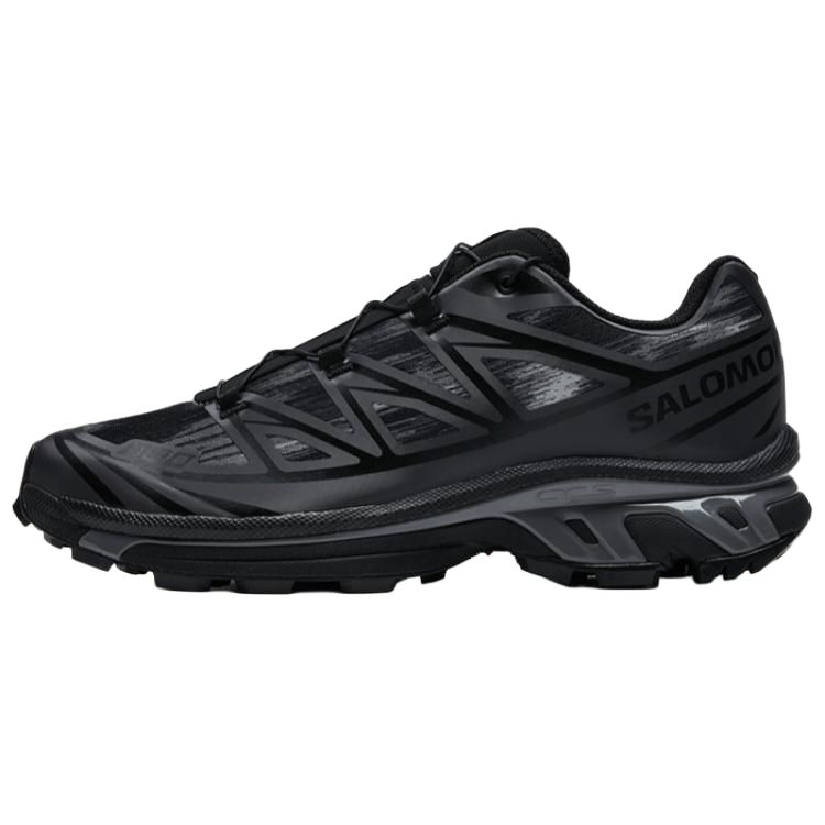 SALOMON Xt-6 Camo Comfortable Versatile Durable Breathable Support Low-Top Outdoor Functional Shoes Unisex Shoes Black Gray 477805