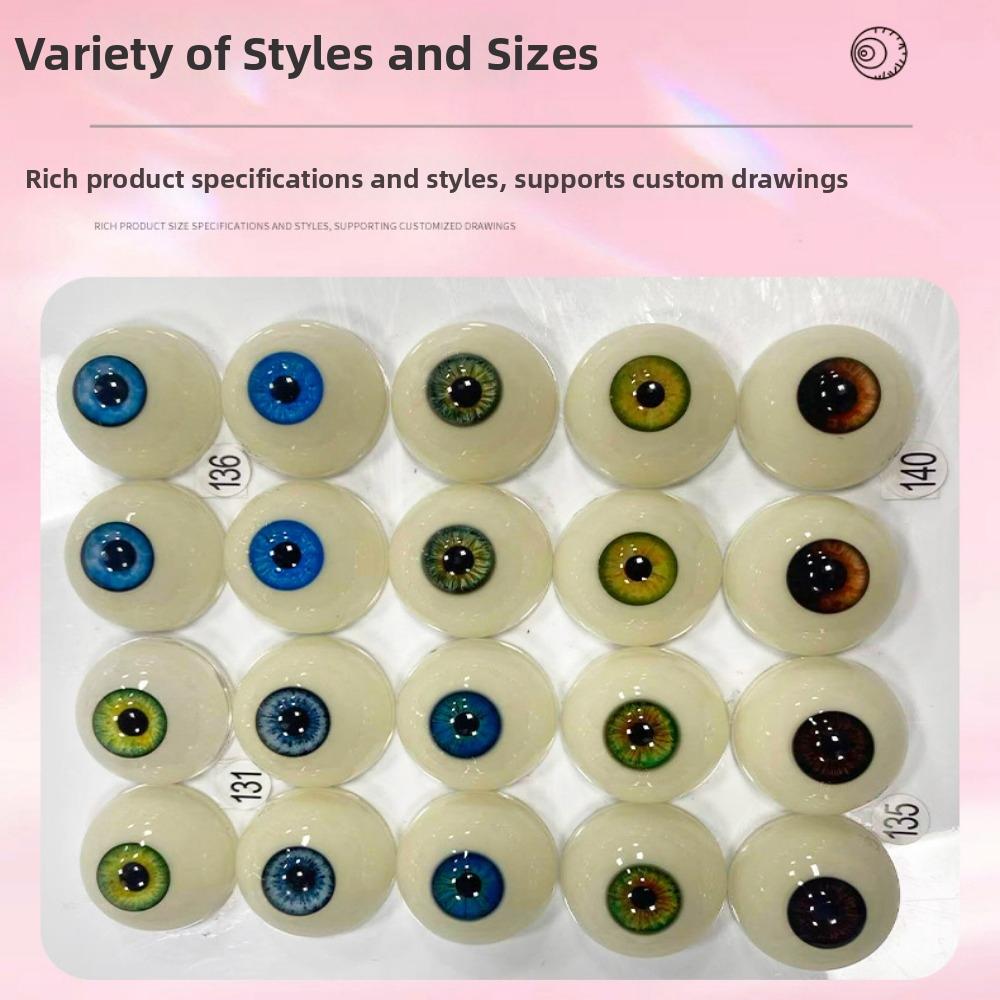 1pair 10 Styles Silicone Doll Simulation Eyeballs Safety Animal Toys Accessories For BJD Doll