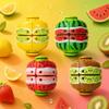 Fruit Spinning Top Magic Ball Fidget Spinner Toy Stress Relief Watermelon Lemon Gyro Puzzle Novelty Adult Gift