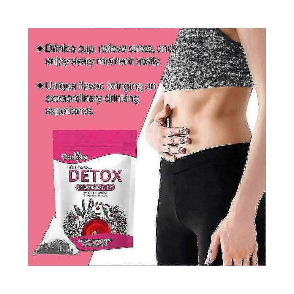 Detox Energizing Peach Tea for Digestive Health, Gut Cleansing and All Skin Types