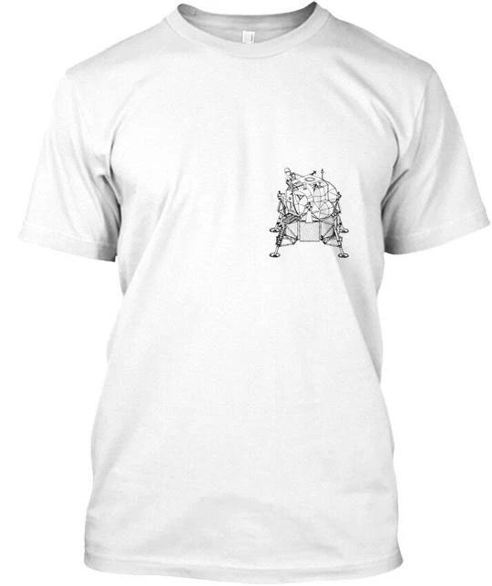 

Apollo Lunar Lander Front Back Module TTshirt Made in the USA Size S to 5XL S