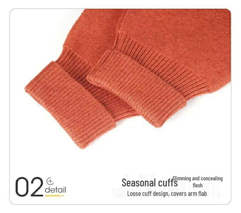 2024 Spring & Autumn Knitted Hooded Cardigan for Middle-Aged & Elderly Women