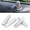 4 ST Bil Dörrlåsstift Aluminiumlegering Silver Ersättning för MercedesBenz Nya C E-klass