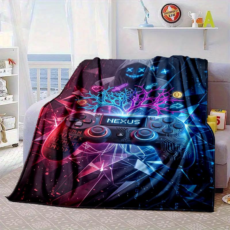 Player Control Duel Blanket Flannel Blanket Throw Blanket Sofa Cover Blanket Soft Premium Blanket Picnic Blanket Tv Blanket Gifts