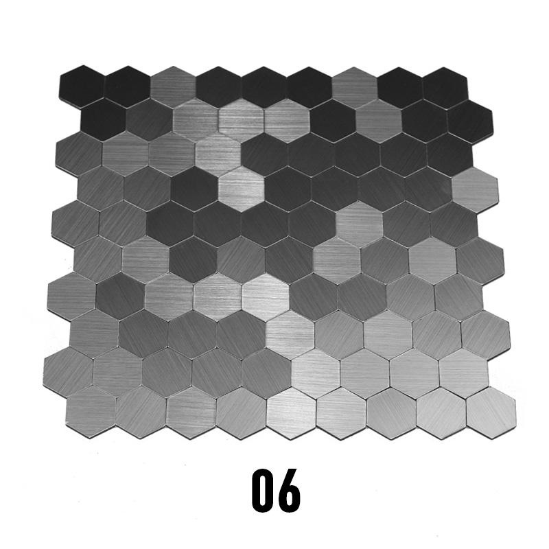 Mosaic Sticker Wall Tile Peel And Stick Self Adhesive Waterproof Wall Panel Kitchen Bathroom Backsplash Background Decor Decals