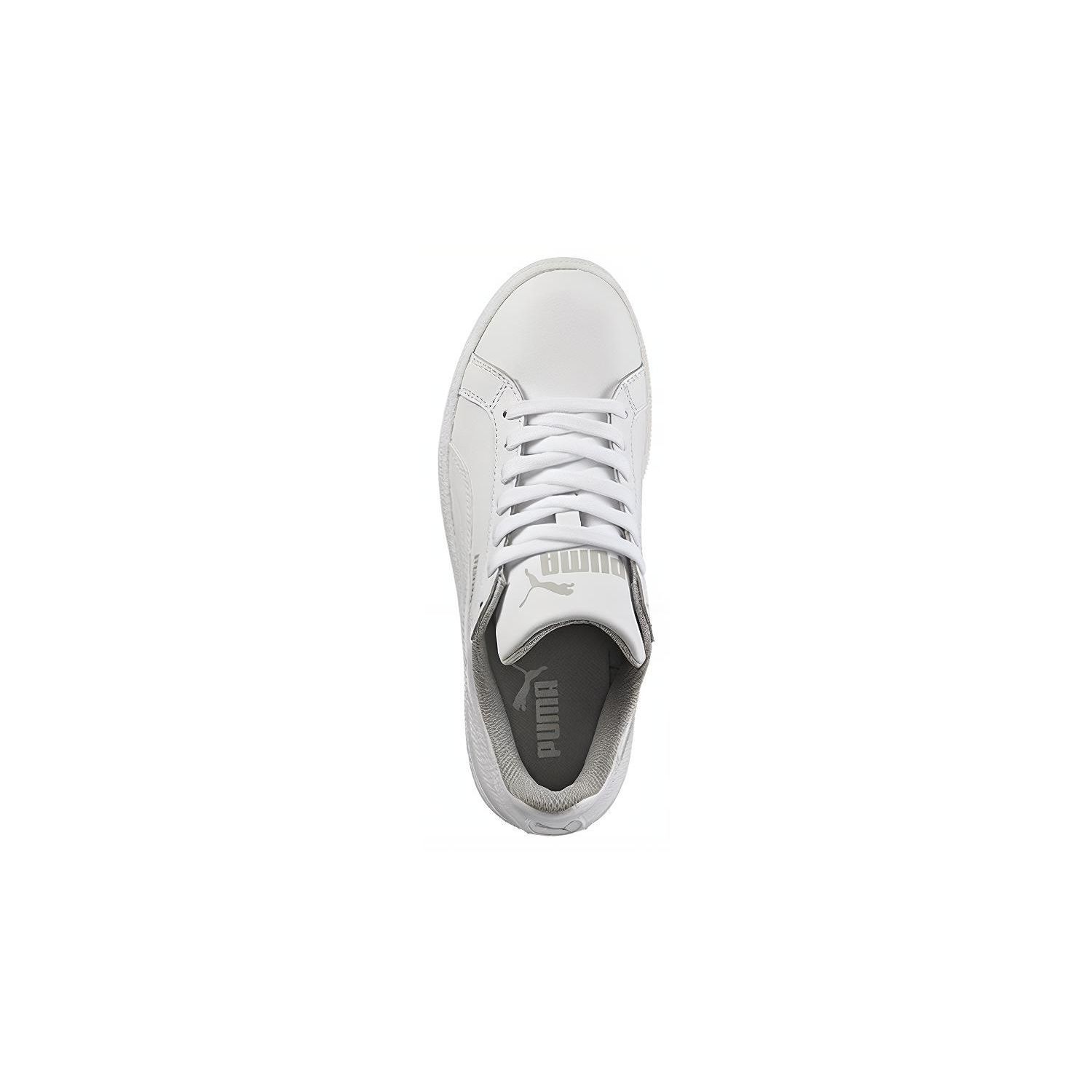 Детские кроссовки Puma Smash Fun Leather Jr Triple White 360162-04 35.5 — фото 4