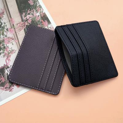 Cortical Anti-degaussing Bank Card Cover Pu Leather Creative Portable Multi-functional ID Cover Rfid Card Cover