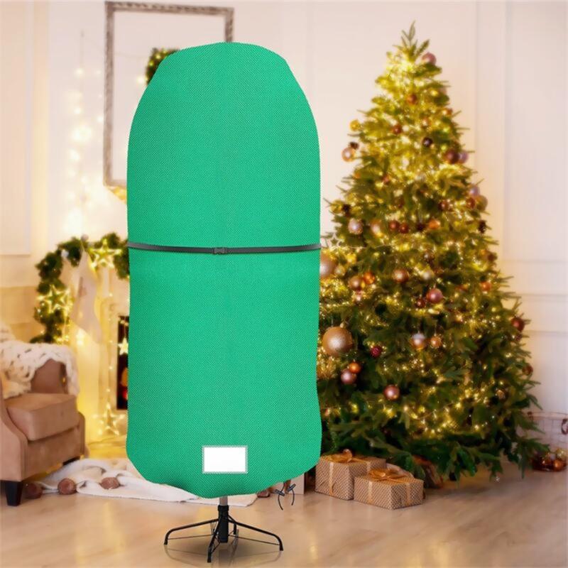 Quick Access Christmas Tree Storage Bag Easy Closure Upright Style Waterproof Fabric For Seasonal Organization