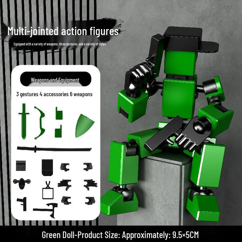Lucky 13 Jointed 3D Printed Movable Figure - Children's Decompression Toy Ornament
