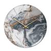 Wall Clock New Listing Round Marble Three-Dimensional Clock Home Decorations For Living Room Kitchen Bedroom And Office 30CM