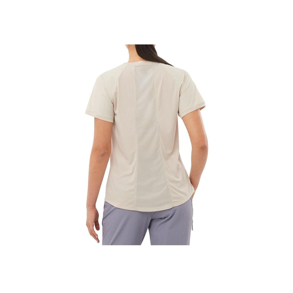 SALOMON Outline Soft Comfortable Breathable Quick-Dry Short Sleeve Raglan T-Shirt Women Tops Rainy-Color C24701