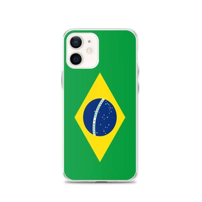 Coque Télephone Drapeau Brésil - iPhone 12