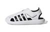 Sandalia de Agua Cómoda Sandalias Infantiles Blanco Negro Niños de 3 a 7 Años FY6044