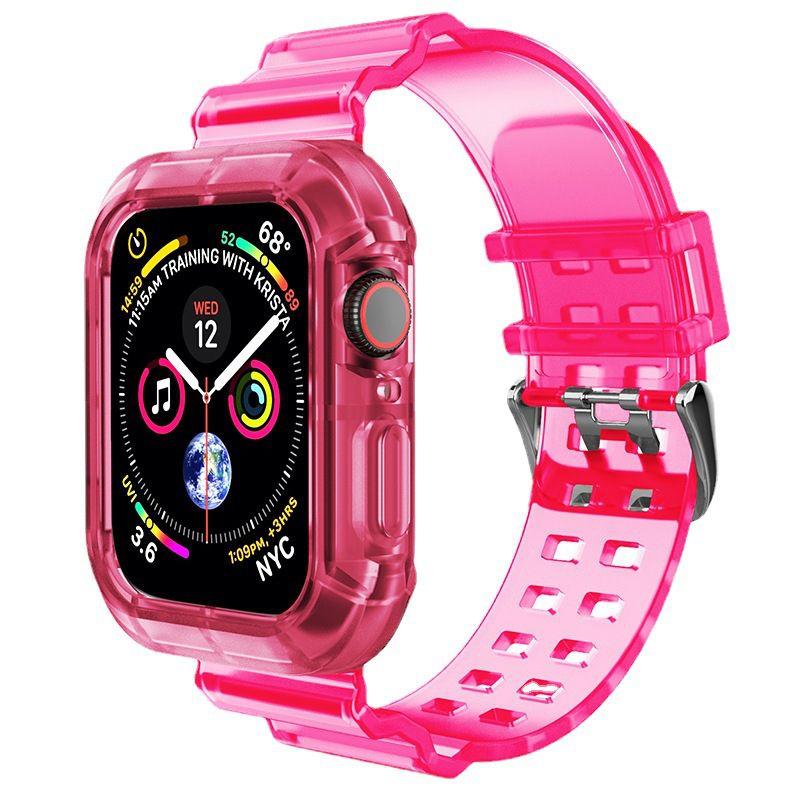 Transparentes Apple Watch Armband Bequem Robust Und Atmungsaktiv