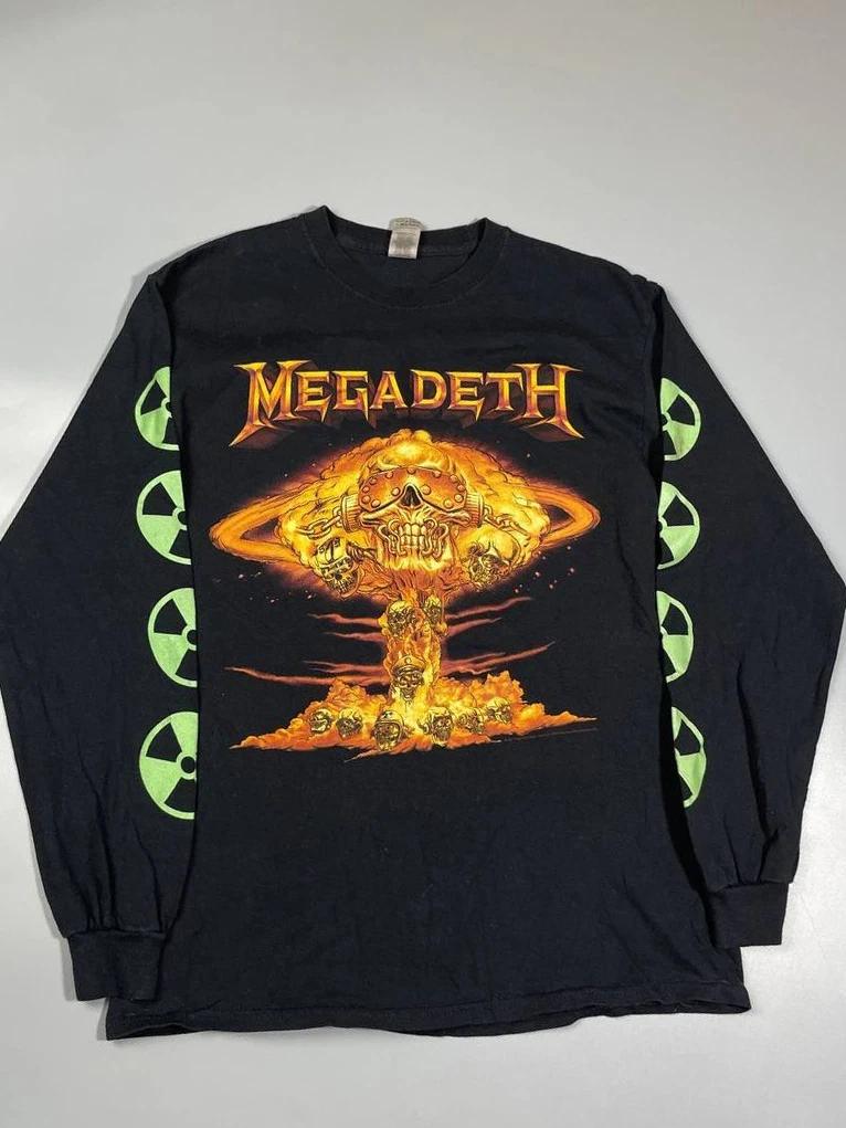 Megadeth Band 2021 Glow in The Dark Long Sleeve S to 5XL 2F1862 XXXL