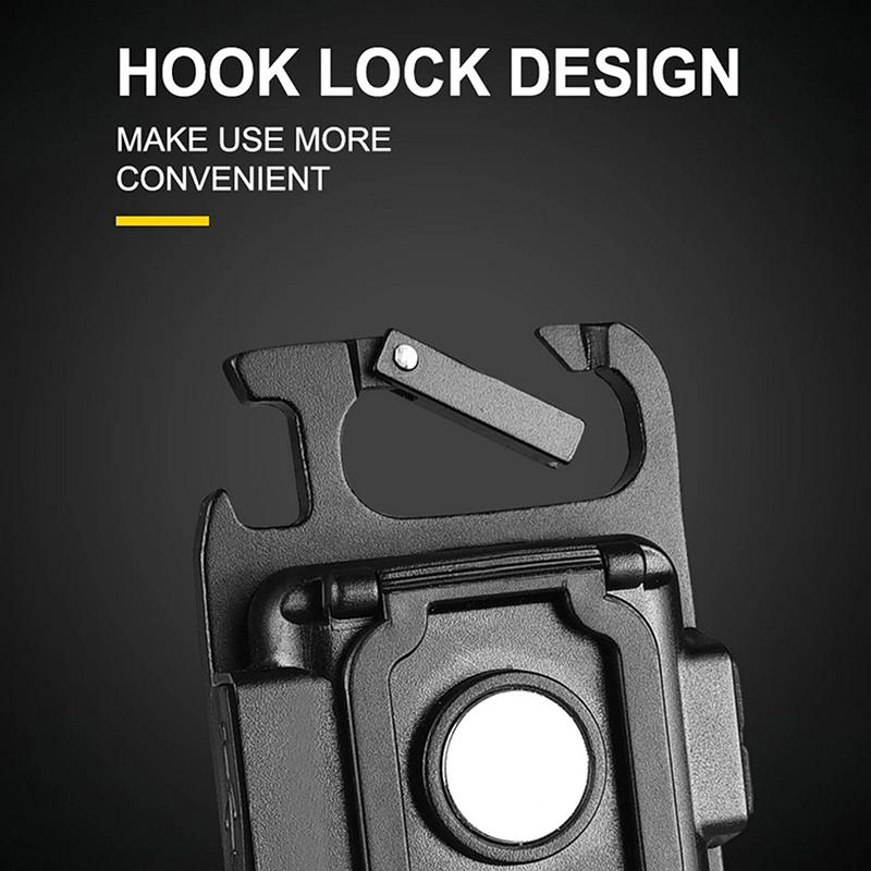 Small LED COB Light Corkscrew Mini LED Flashlight Work Light Rechargeable Flashlight for Outdoor Camping Supplies