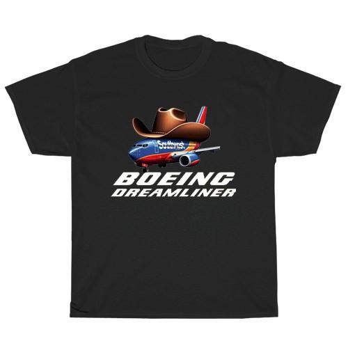 Boeing Aerospace Aviation Logo American Men#039;s TShirt Funny Size S to 5XL Unisex T-Shirt L