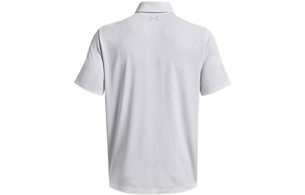 Under Armour Polo Shirts Men's White Polo Collar Moderate Straight Fit 1378673-100