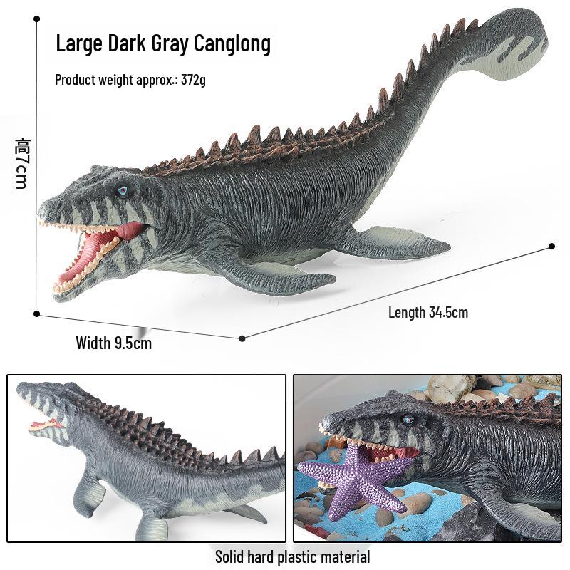 Jurassic Simulation Dinosaur Toys: Spinosaurus, Tyrannosaurus Rex, Mosasaurus