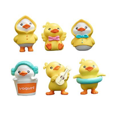 Creative Mini Yellow Duck Ornament Lovely Decorative Accessories Car Interior Decoration Car Good Gift for Home Vehicle Styling