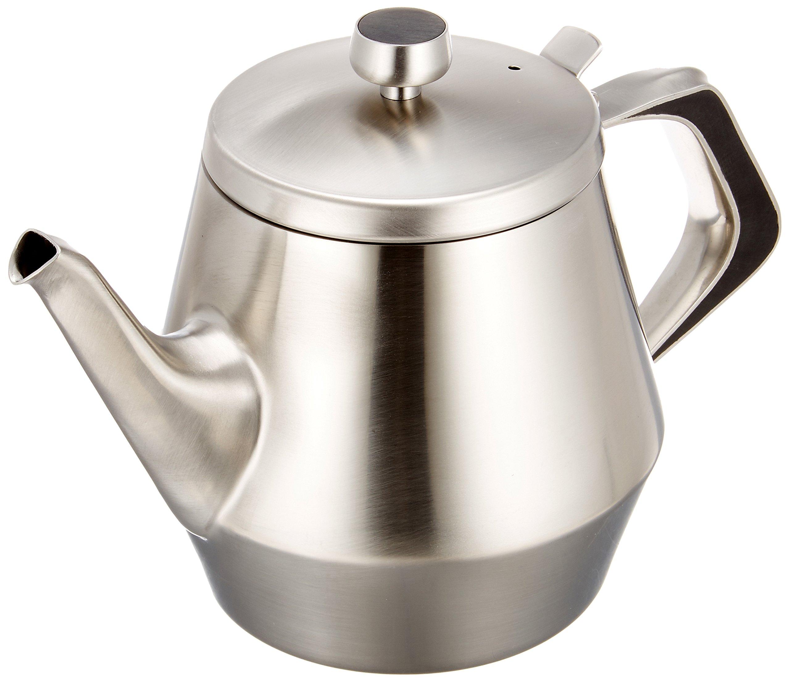 

Yamashita Kogei KO 18-8 Elm Teapot, Serves 8, 1100cc