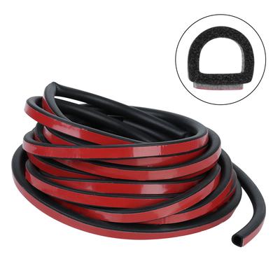 Tira de Borracha de Vedação da Porta do Carro Tiras de Vedação Proteção Protetores de Borda Acabamento Acessórios Interiores Adesivos Automotivos Isolamento Acústico Calafetagem Tipo D Z