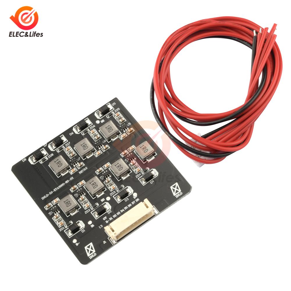 BMS 1S-8S 1.1A Balance Board Lifepo1 LTO Lithium Battery Active Equalizer Balancer Energy Transfer Board BMS 1S 1S 1S 6S 7S 8S