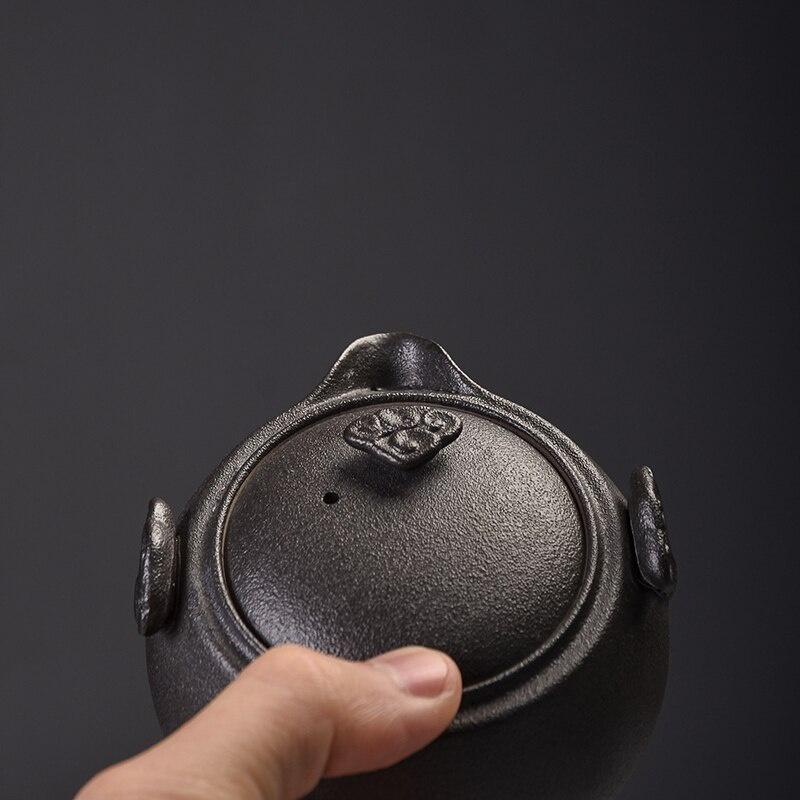 Ceramic Quick Tea Set One Pot Two Cups Kung Fu Tea Set Portable Tea Set