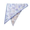 New Fashionable Double-sided Printed Triangle Scarf, Small Fresh and Small Floral Scarf, Wear Waist Seal Belt Simulation Silk Scarf
