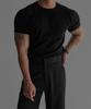 Baulopeulodeogteu Intarsia Raglan Muscle Knit [Black]