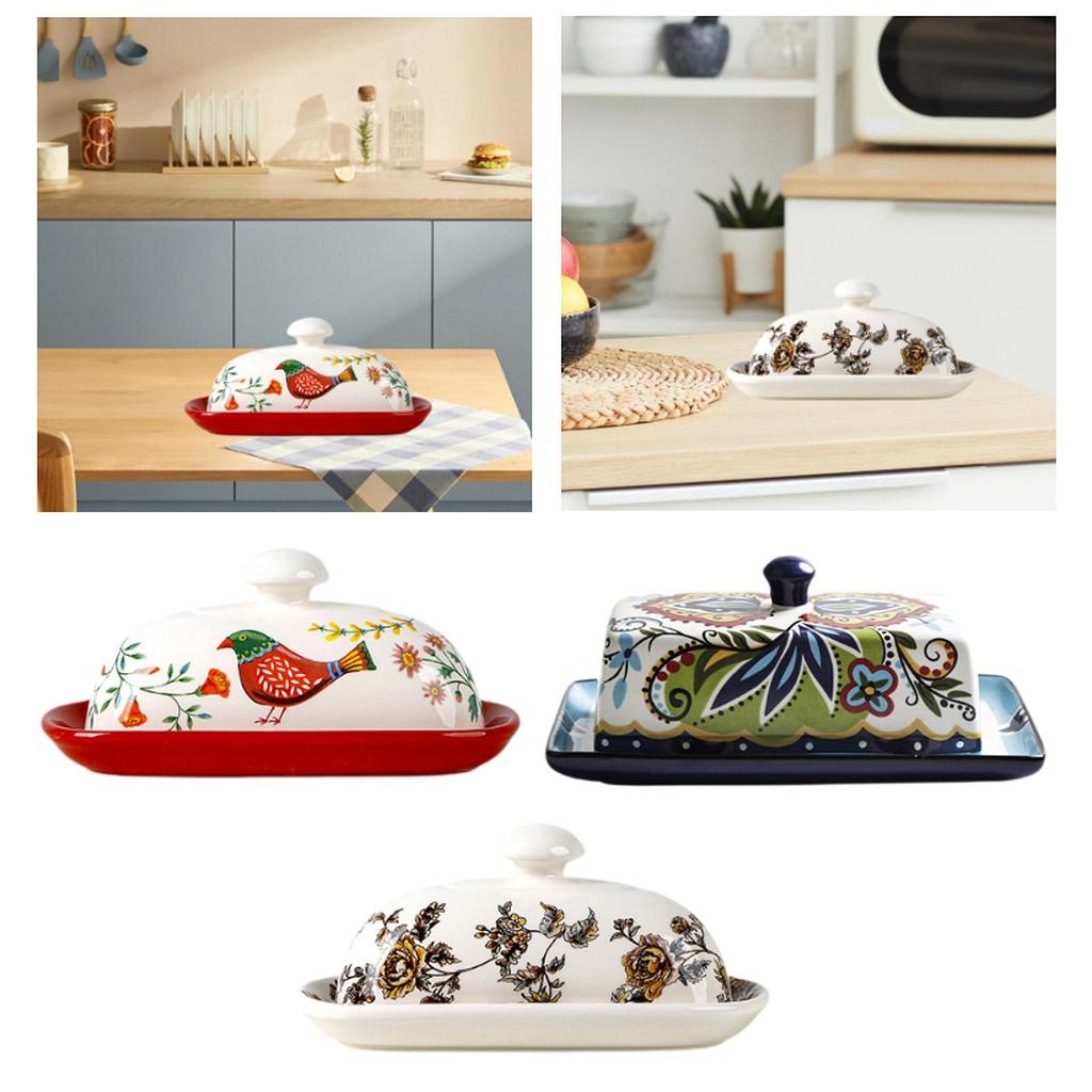 Butter Dish Butter Keeper Porcelain Minimalist Reusable Multifunctional Butter