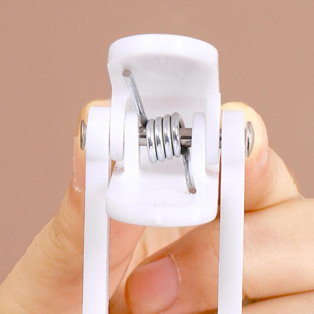 10pcs Clothes Hook Clips Multi Purpose Strong Load Bearing Rotatable Plastic Hat Hanging Clips for Socks Curtains