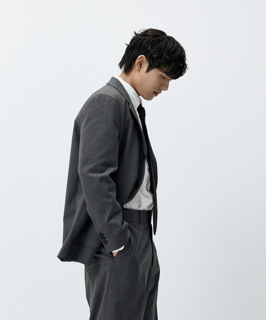 Madmars Strapata Comfort Suit Jacket Grey Mmffmsj-101Gr