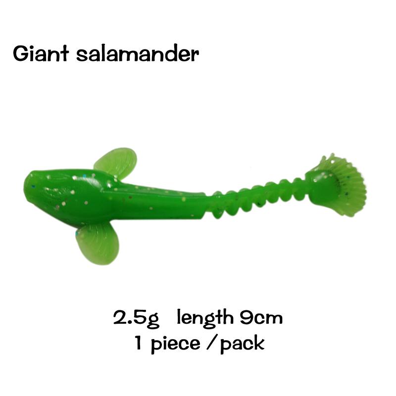 1 Pcs Soft Fishing Lure 2.5G6.5Cm/5.3G9Cmbright Color Swimbait Worm Lure For Fishing Bait