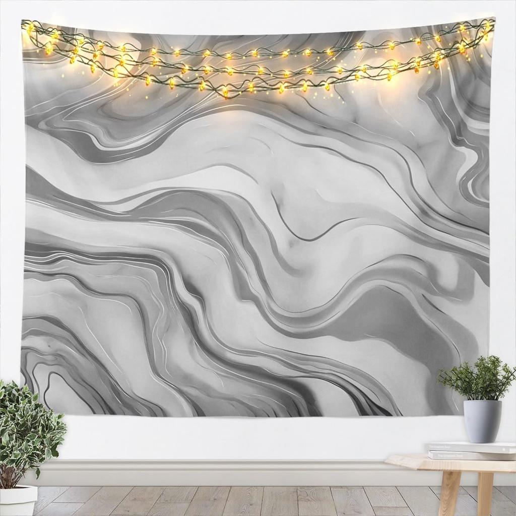 Black Black White Tapestry Kids Abstract Art Design Wall Art for womem Modern Geometric Wall Hanging Blanket Breathable Soft
