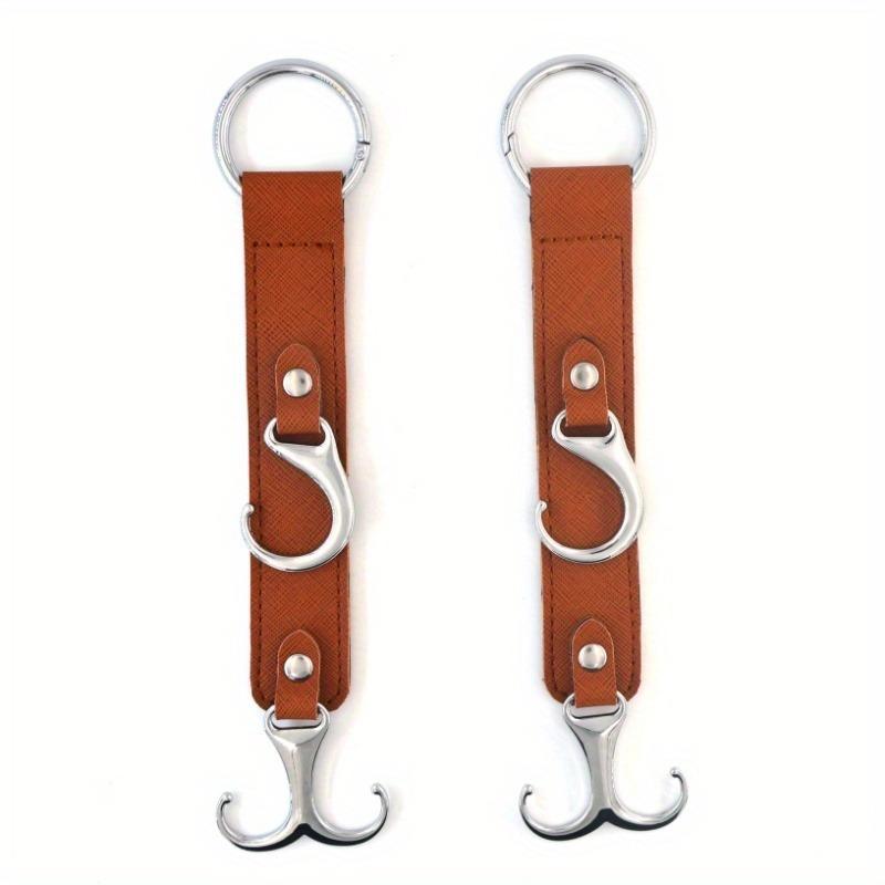 3 in 1 Leder Auto Geldbörse Halter Fahrzeug Sitz Kopfstütze Kleiderbügel Haken Auto Zubehör Innen