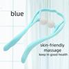 Manual Cervical Massager for Neck and Neck Clamp, Multifunctional Shoulder and Neck Unblocking Device, Roller Press