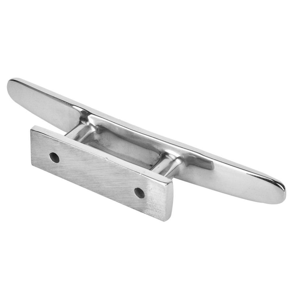 2pcs 316 Stainless Steel Marine Rope Cleat Open Base Boat Mooring Accessories  Boat