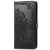 Pro Xiaomi Redmi 13 5G/13 4G Pouzdro Kožený Kryt na Telefon Mandala Reliéfní Design