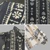 Women Shirt Ruffle Trim Neckline Long Sleeve Imitation Pearl Buttons Shirt Tops Spring Summer