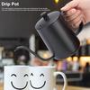 Stainless Steel Gooseneck Tea Kettle Pour Over Coffee   Narrow Spout Drip Pot (350ml)